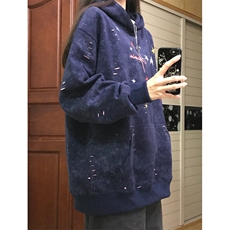 5720-P62原版工艺纯棉华棉复合宽松休闲加绒卫衣，男装卫衣，星座617A-2