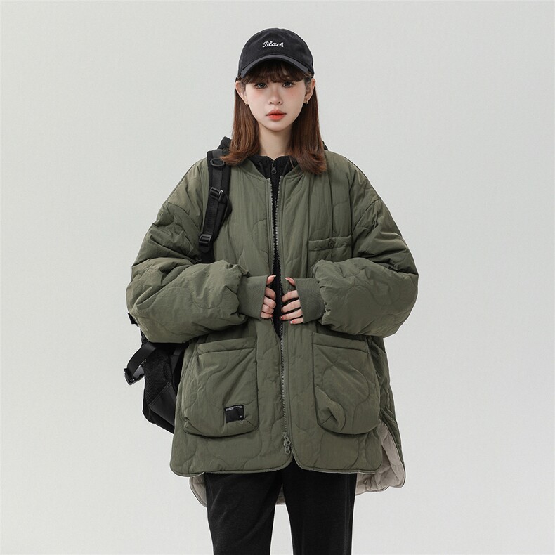 中性风白墙葫芦燕尾服设计加绒双侧开叉棉衣男MY770104P135控168,男装棉衣,星座227-7