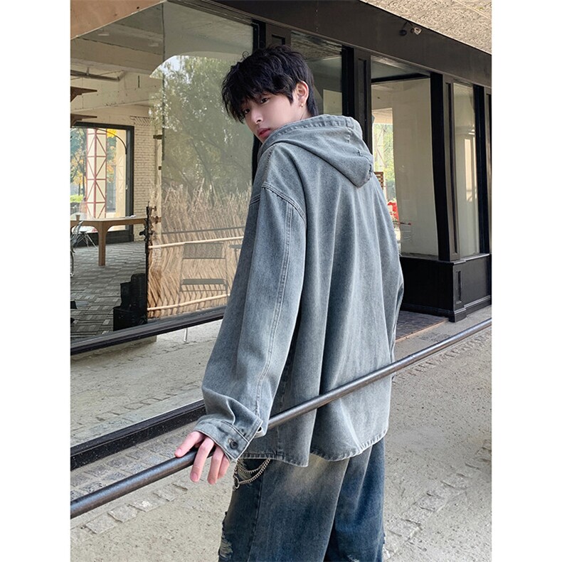 2026春款新款男女同款宽松上衣潮牌港风痞帅牛仔外套HY698TP55,男装工装外套,电商A102B
