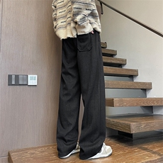 YK86115-P40加绒P46人棉%氨纶3%涤纶72%秋冬新款直筒卫裤男，男装休闲裤，电商A086-1