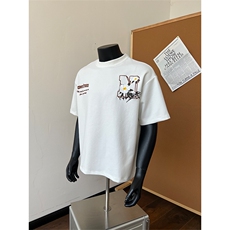 XZ514-2-TT10-P43潮山茶花刺绣正肩T恤夏美式重磅短袖情侣半袖，男装T恤，星座514-2(原B239)