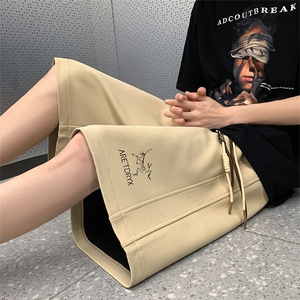 新款直播抖音得物高品质菠萝格运动男休闲短裤K018特P25图片
