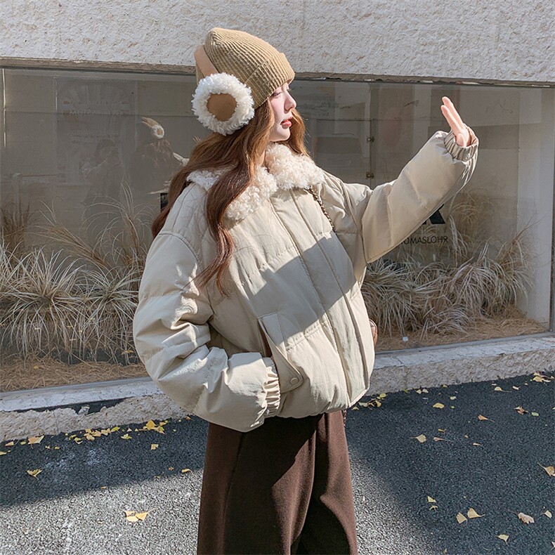 新款主推毛毛领50绒羽绒服2686-P255-K388,女装短外套,2C129