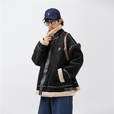 模特图22冬装新款鹿皮绒棉服3773P195，男装棉衣，电商S012（CATTEE）