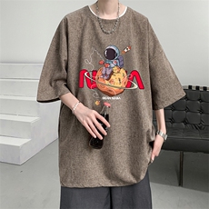 风复古亚麻短袖男棉麻t恤男半袖ZT71287-P35，男装T恤，电商A040