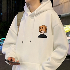 CM068P60新品重磅纯棉连帽卫衣秋冬外套卡通印花帽衫高街外套，男装卫衣，星座304A-1
