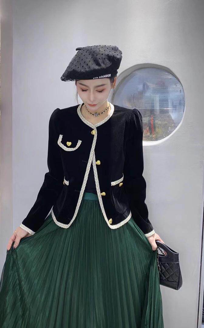 【现货】新款丝绒外套，其它，色调轩