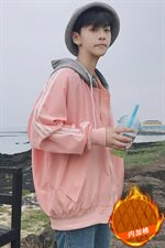 【】A003-927G-P65男士连帽休闲加绒夹克外套1济州岛，男装夹克，电商A003