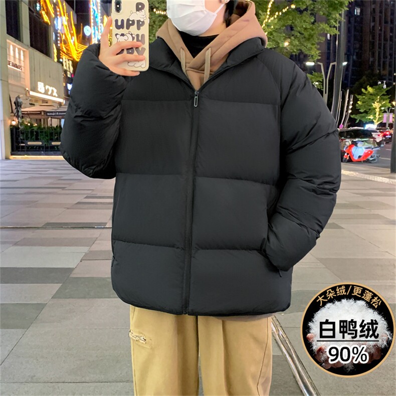 Y2391-P148 M-7XL冬季大码90白鸭绒羽绒服面包服 控198图片