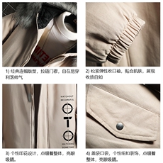 MM48114-P130冬季大毛领棉衣男士大码加厚棉袄男棉服网格，男装棉衣，电商A040A