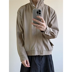 现货~老钱风cleanfit净版飞行员夹克外套W1380/特P75，男装夹克，电商B350