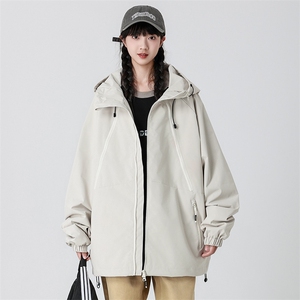 Cityboy情侣 时尚连帽冲锋衣外套夹克 团体班服图片