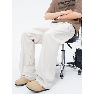 特批38控68美式阔腿工装休闲裤直筒裤拼接冰感双面速干K2501图片