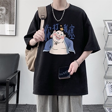 麂皮绒短袖t恤男大码半袖男JD82437-P25，男装T恤，电商A040