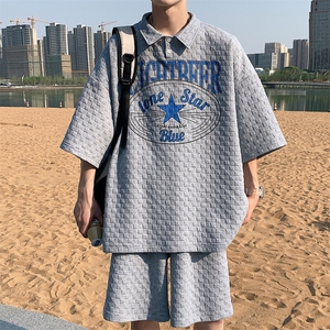特P60 控108 夏装新款休闲短袖套装短裤POLO衫运套动装PTZ222图片