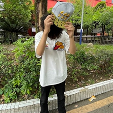 万针全刺绣工艺抖音得物高品质260克重磅纯棉双纱美式高街短袖T恤，男装T恤，电商A486-1