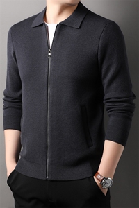 HPN-A32413秋季新款男士长袖开衫青年休闲外套服装图片