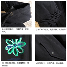 JK41170-P85加棉款-P115纯棉连帽夹克男士大码工装夹克男砖墙，男装夹克，电商A040A