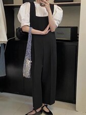 【夏季新款】韩版背带裤真两件套，其它，玩美