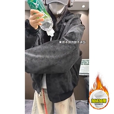 现货高品质美式冬季重磅座山雕大毛毛领pu皮棉衣男女加厚外套，男装皮衣，电商A486