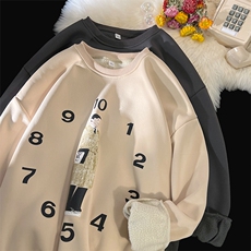 抖音供货、重磅加绒加厚卫衣秋圆领宽松D223A-DY-WY2212-P45，男装卫衣，电商019-1