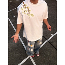 【有货】DXT988LL-特P35cleanfit重磅刺绣短袖小领口t恤男，男装T恤，星座1007（原301D）