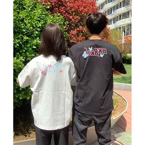 万针全刺绣工艺抖音得物高品质260克重磅纯棉双纱美式高街短袖T恤图片