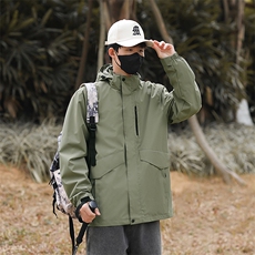 FL88821-88888春秋男女防风防水冲锋衣户外连帽时尚休闲夹克，男装夹克，电商B360