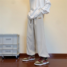 裤子男夏季潮流宽松阔腿裤运动休闲长裤K0793-P35控49，男装休闲裤，星座308B-2