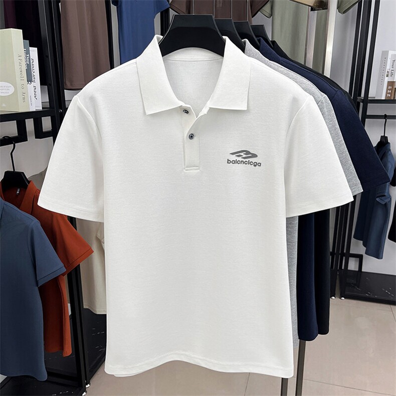 夏季棉短袖半拉链翻领POLO衫男T恤潮流品质上衣体恤男装,男装T恤,钱塘6003（原4033）