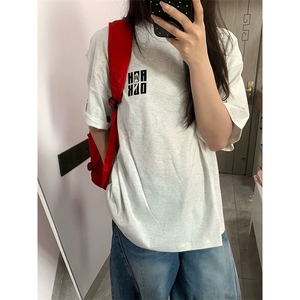 万针全刺绣工艺抖音得物高品质260克重磅纯棉双纱美式高街短袖T恤图片