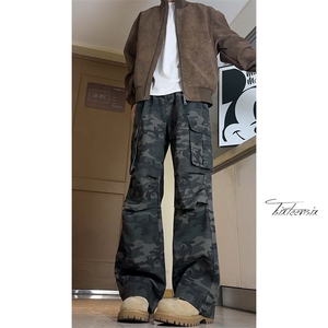 美式迷彩牛仔裤男秋季cleanfit工装裤A166-NA5901-特P42控88