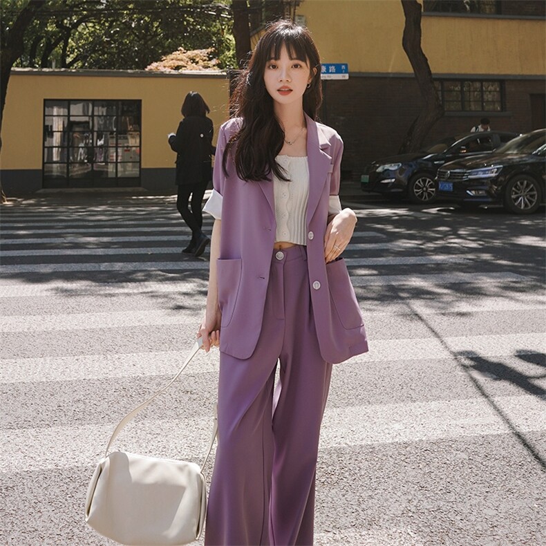 【新款现货】气质百搭通勤西装套装088-1869P135K198,女装套装/套裙,2C088