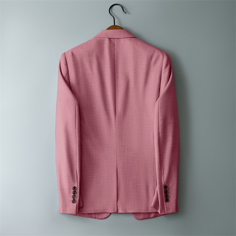 不起球拼接春季免烫修身西服上装春秋大码小西装男士长袖时尚休闲，男装西服，电商D225