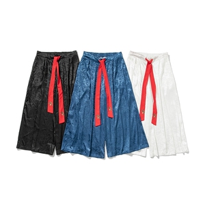平铺图秋装汉服男女风唐装宋裤古风裙裤宽松阔腿裤K240/P75,男女生舞蹈搭配比赛图片