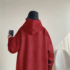 抖音得物深度库存重磅高品质印花麂皮绒连帽卫衣宽松外套AJP0101，女装短外套，电商A443