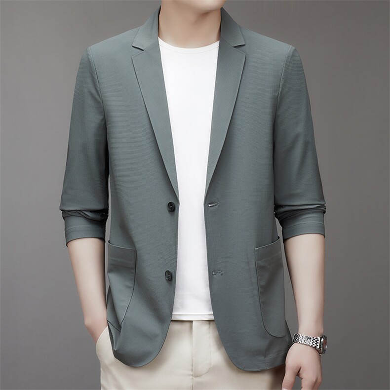 BGW33408春夏新款男士西服薄款速干防晒服皮肤衣单西图片