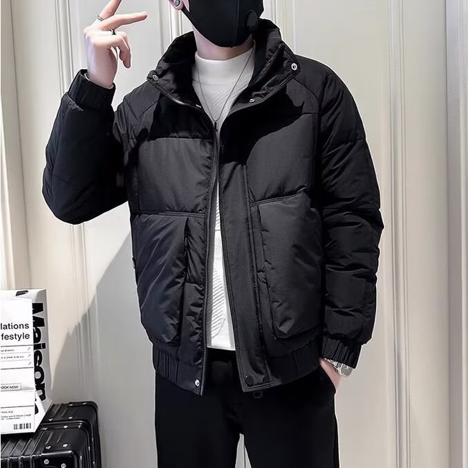 新款休闲棉服男秋冬反季连帽潮流短款加厚保暖休闲外套TT617P82,男装棉衣,星座1013-5