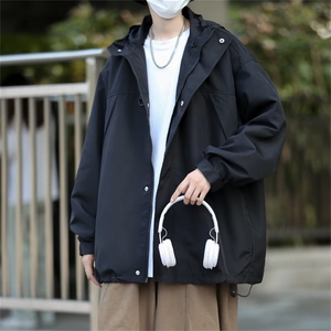 A726-P56 春秋季潮牌户外机能工装夹克男款日系休闲冲锋衣外套图片
