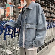 潮流夹克潮男春季牛仔夹克W92P47，男装夹克，星座1116-2