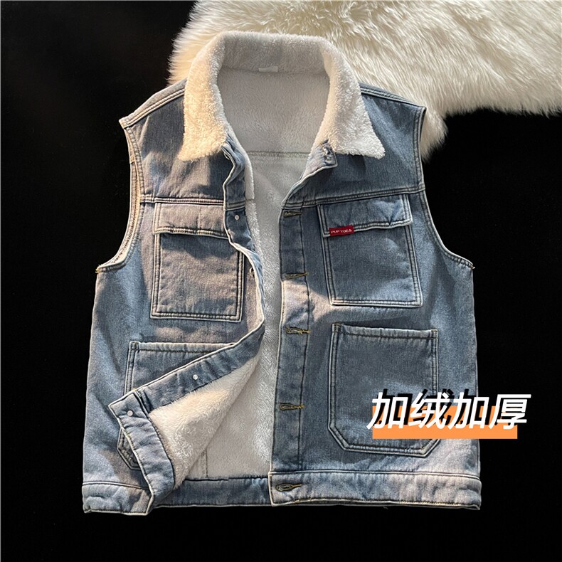 MJ208J-p68-限价98M-5XL抖音情侣棉马甲男外穿大码羊羔毛cityboy,女装马甲,星座116