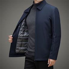 CSYR97705钱塘2020-2冬季厚款商务休闲时尚中年男士羽绒服P190，男装羽绒服，钱塘207-2
