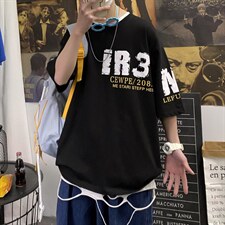 2021夏季流行短袖t恤男潮流港风半袖衫A210-A8328-P28，男装T恤，星座210-3