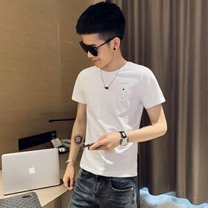 T 男士短袖t恤潮牌ins夏季修身风半袖潮流,男装T恤,星座102A（原电商D309-1）