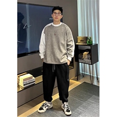 慵懒文艺时尚气质原宿简约长袖卫衣流行百搭ins潮流日系新款，男装卫衣，星座506A