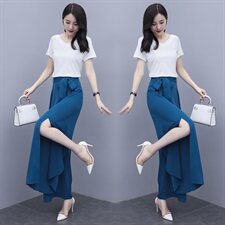 垂感阔腿裤女洋气减龄2025年夏季新款时尚气质职业裙裤，女装职业装，韩美纤衣