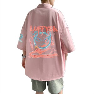 ！夏款港风冰丝衬衣男黑寸衫男白短袖衬衫男DXC286-P30图片