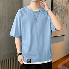 短袖t恤店主风男士圆领潮流体桖夏季印花衣服TC3021-P25，男装T恤，星座717