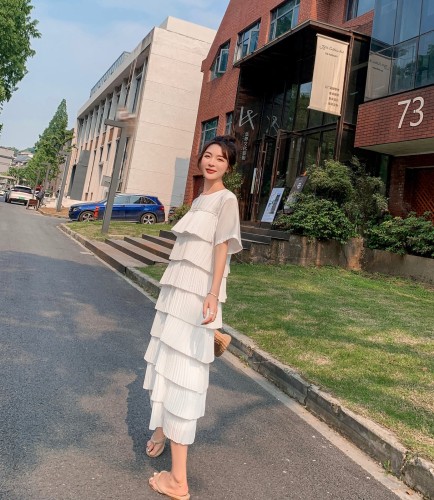 新款现货主推款蛋糕连衣裙P105K168,女装连衣裙,浙宝305