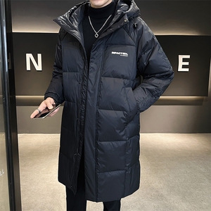 长款羽绒服男冬季新款外套加厚保暖连帽休闲上衣 A313-6822-P260图片